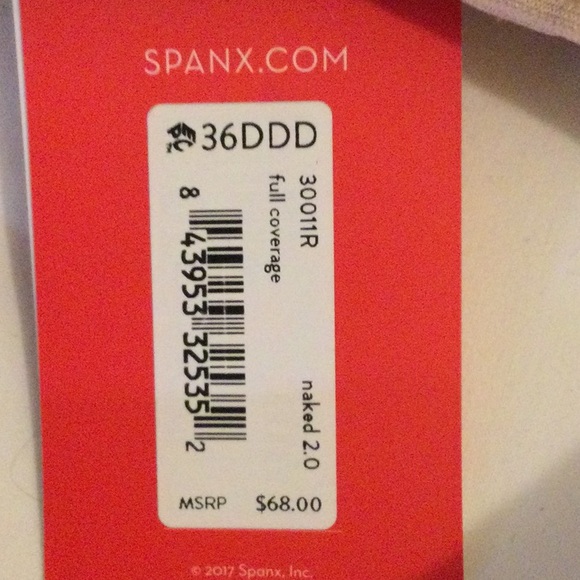 SPANX Bra-llelujah!® Full Coverage Bra - Naked 2.0 - 36DDD - Picture 7 of 7